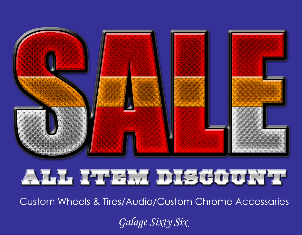 車のテールランプ風ロゴ（Photoshop）